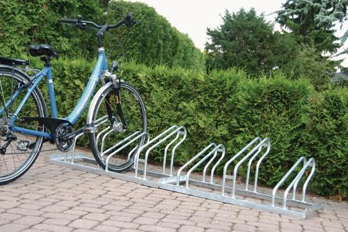 Quality Brand Fahrradbügelparker 2-seitig 90 ° verzinkt Anzahl Radstände 12 zum Aufschrauben zerlegt