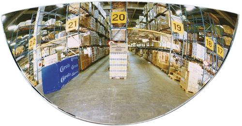 SPL Gabelstaplerspiegel H128xB258mm 180 Grad Sichtfeld 1 m