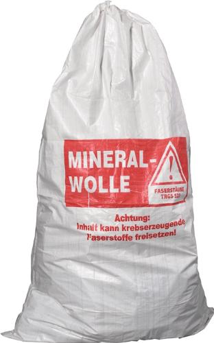 DESABAG Flachsack Standard PP Länge 2200 mm Breite 1400 mm Polypropylen 70 g/m² Aufdruck: Mineralwolle