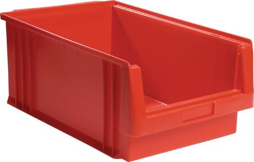 LA-KA-PE Sichtlagerkasten PLK L500xB315xH200mm PP rot