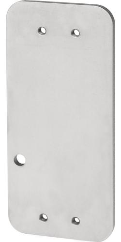 DENI Montageplatte zum Kleben Türwächter L125xB57mm