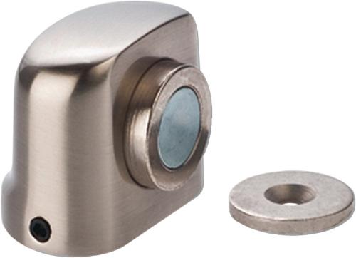 BURG WÄCHTER Magnet-Türpuffer TBM 2430 Höhe 30 mm Leichtmetall Edelstahl-Optik Dübelmontage