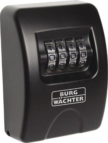 BURG WÄCHTER Schlüsseltresor Key Safe 10 H85xB61xT39mm Zahlenschloss Anzahl Haken 1