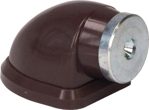 Schnegel Magnettürfeststeller 011/572/1 Höhe 38 mm Kunststoff braun Dübelmontage