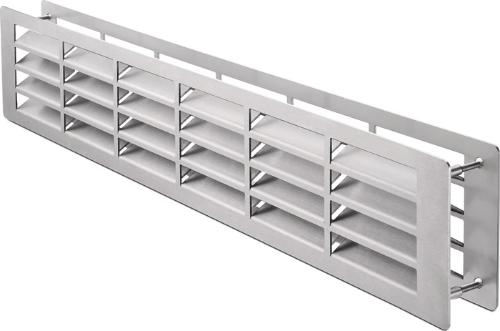 HOJU Badezimmerlüftung 9083 L Länge 500 mm Breite 100 mm Aluminium