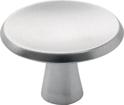 Hermeta Möbelknopf 3751 Aluminiumguss silberfarbig eloxiert