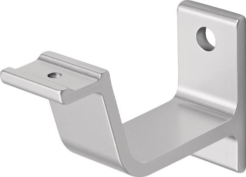 Hermeta Handlaufträger 3551 Aluminium silberfarbig eloxiert gerade Auflage