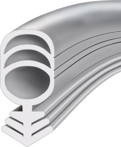 ELLEN Renovierungsdichtung Universeal Plus Länge 25 m Breite 8 mm zum Einziehen TPE blank weiß