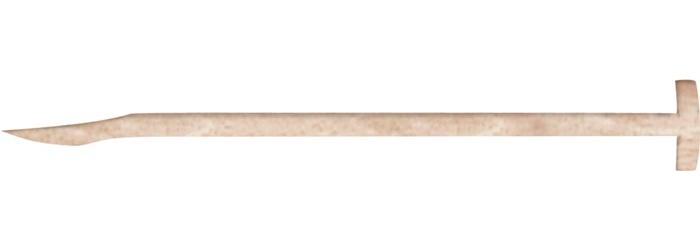 LÖFFERT STIELE Spatenstiel DIN 20152 Länge 950 mm Ø 41 mm Esche T-Griff, doppelt dampfgebogen, mit Konus