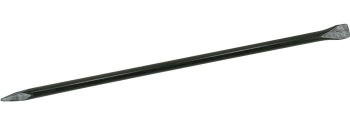 IDEAL Brechstange Länge 1250 mm Breite 30 mm Form rund mit Spitze und gebogener Schneide schwarz lackiert