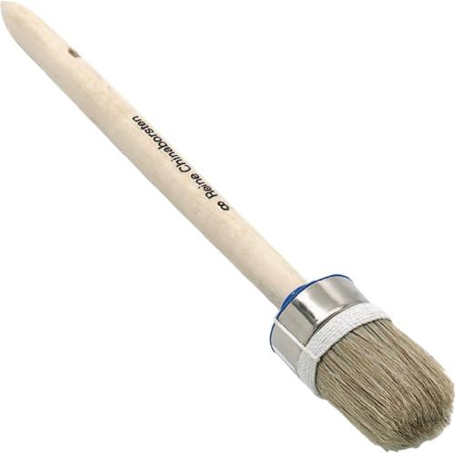 Nölle PROFI BRUSH Ringpinsel Größe 14 Borstenlänge 66 mm 60 mm helle Mischborste roher Holzstiel