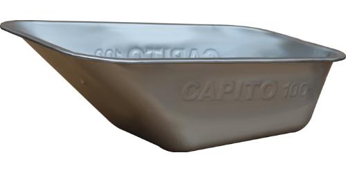 Capito Schubkarrenmulde Allcar 100 100 l verzinkt
