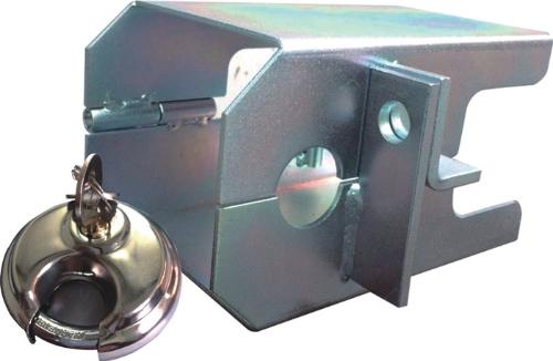 HP Anhänger-Kastensicherung Stahl verzinkt L190xB125xH114mm Gewicht 1,9 kg silber