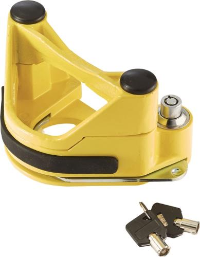 HP Anhänger-Diebstahlsicherung Stahl, pulverbeschichtet L225xB200xH110mm 1,95 kg gelb