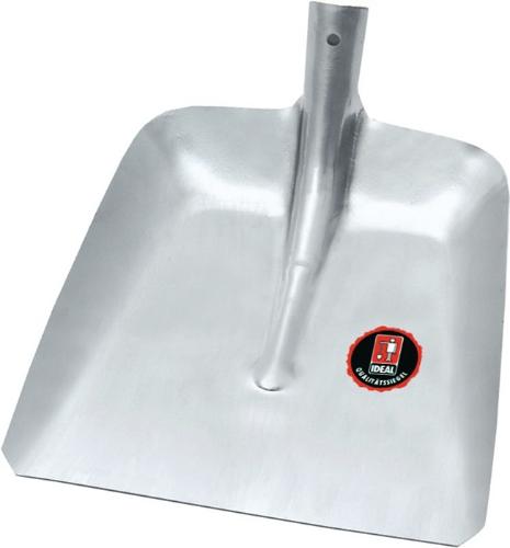 IDEAL Hallenser Randschaufel SILVER Größe 9 380 x 380 mm Stahlblech