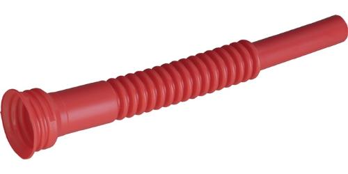 Hünersdorff Auslaufrohr Länge 275 mm flexibel rot
