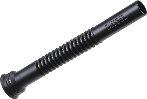 Hünersdorff Auslaufrohr Länge 275 mm flexibel schwarz