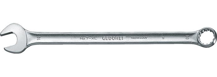 GEDORE Ringmaulschlüssel 7 XL SW 19 mm Länge 310 mm Form A extra lang CV-Stahl