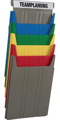 Eichner Wandsortierer FLAT Grundmodul hellgrau B240xT58xH392mm