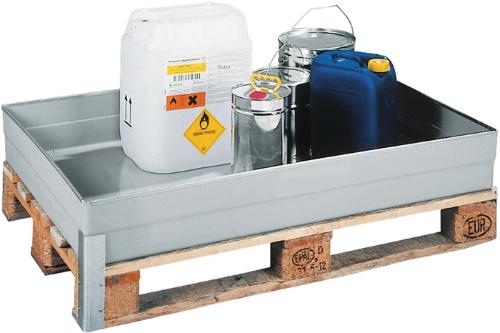 CEMO Auffangwanne 150 l GFK ohne Befestigungswinkel L1200xB800xH165mm