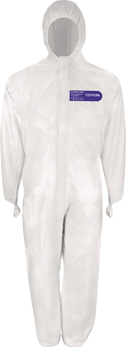 TECWERK Schutzoverall CoverStar® – CS 500 Größe L weiß PSA-Kategorie III
