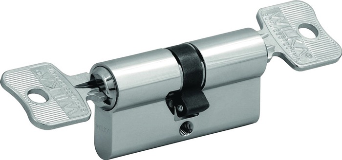 WILKA Profildoppelzylinder 3663 40/60 mm Not- und Gefahrenfunktion beidseitig Anzahl Schlüssel 3 verschiedenschließend