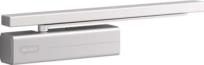 ASSA ABLOY Gleitschienentürschließer DC 500 Normalmontage Bandseite silber EN 1-4