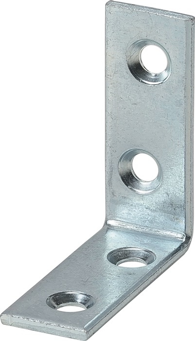 VORMANN Stuhlwinkel Länge 25 x 25 mm Breite 15 mm Stärke 2 mm Stahl blau verzinkt