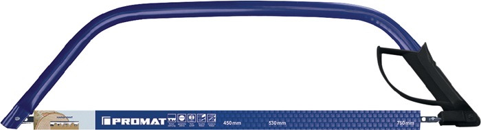 PROMAT Bügelsäge Blattlänge760 mm gehärtete Zähne aus VA m.Spannhebel