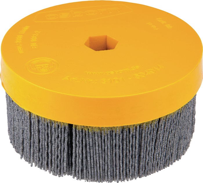 osborn Tellerbürste ATB Ø 76 mm Bohrung 22 + Nut NH-S Körnung 180 70 mm 3500 min-¹