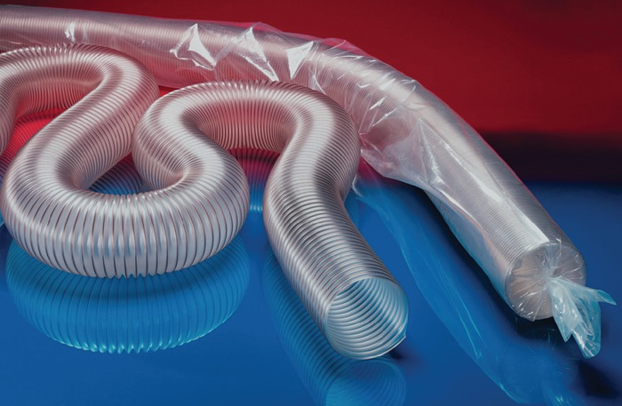 NORRES Absaug- und Gebläseschlauch PROTAPE® PUR 301 AS Innen-Ø 80 mm Außen-Ø 88 mm 4 mm Länge 15 m