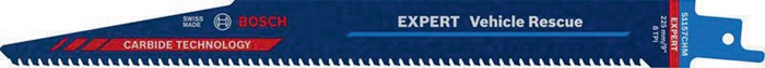 Bosch Säbelsägeblatt Expert Automotive Steel Länge 225 mm Breite 20 mm Zahnteilung TPI 8 3 mm S-Schaft