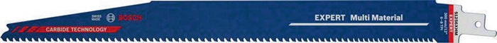Bosch Säbelsägeblatt Expert Multimaterial Länge 300 mm Breite 25 mm Zahnteilung TPI 6-8 3-4 mm S-Schaft 2608900395