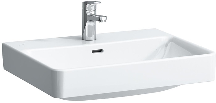 LAUFEN Aufsatzwaschtisch PRO S 600 x 465 mm mit Überlauf, 1 Hahnloch-Ausführung weiß