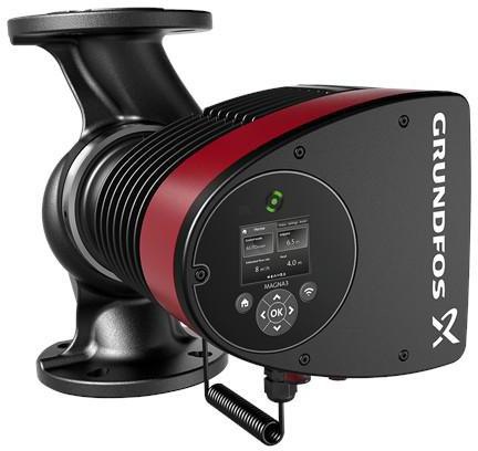 Grundfos Heizungsumwälzpumpe MAGNA3 F Flansch, 230 V, PN 6/10 Typ 32-120 F, DN 32, 220 mm