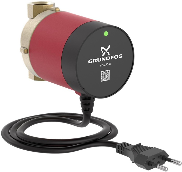Grundfos Zirkulationspumpe COMFORT 230 V, Rp 1/2Zoll, 80 mm UP 15-14 B PM DE