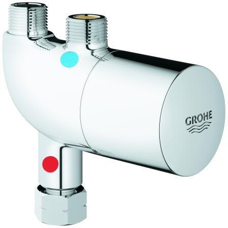 GROHE Untertischthermostat Grohtherm Micro thermischer Verbrühschutz chrom