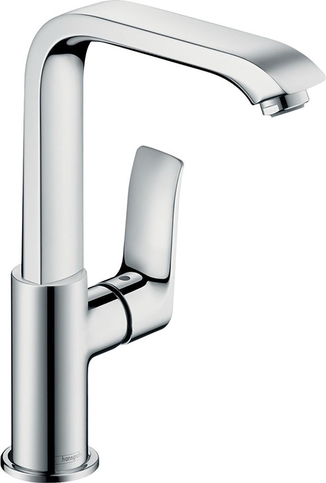 hansgrohe Einhebel-Waschtischmischer 230 METRIS DN 15, mit Schwenkauslauf ohne Ablaufgarnitur chrom