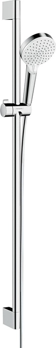 hansgrohe Brauseset CROMETTA VARIO CROMETTA VARIO 900 mm, Durchflussmenge 14 l/min weiß/chrom