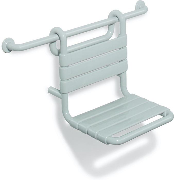 HEWI Einhängesitz Serie 801 345 x 400 x 480 mm signalweiß