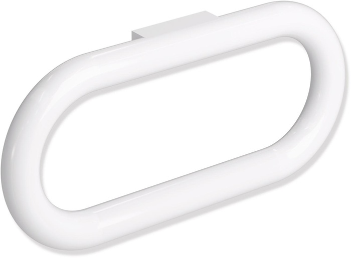 HEWI Handtuchring Serie 477 schwenkbar, d= 28 mm signalweiß