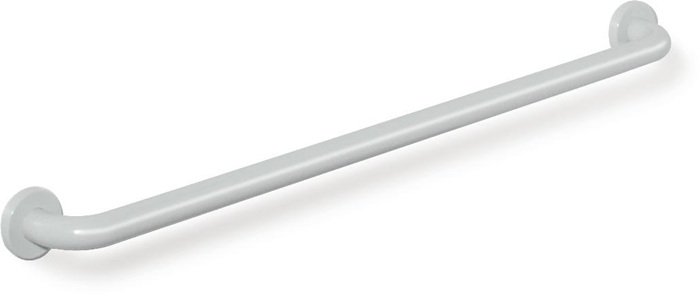 HEWI Haltegriff Serie 801 90 mm tief, d= 33 mm Achsmaß 1100 mm stahlblau