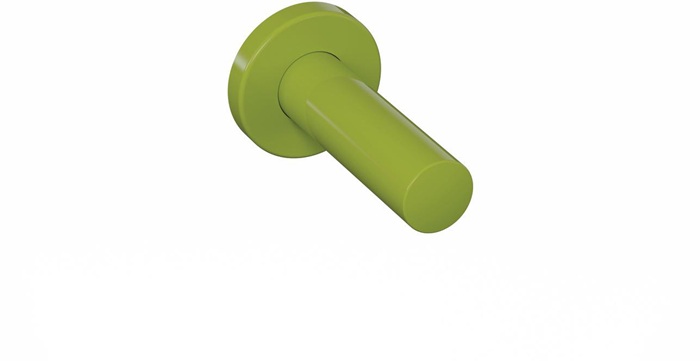HEWI Reservepapierhalter Serie 477 d= 33 mm, mit Rosette d= 70 mm apfelgrün