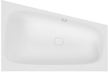 HOESCH Trapez-Badewanne iSensi 1700 x 1000 x 450 mm, rechts weiß