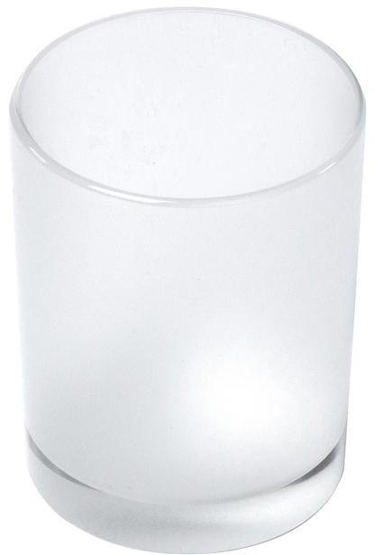 KEUCO Stülpbecher EDITION 11 Echtkristall-Glas mattiert, lose Echtkristall-Glas mattiert, lose, weiß