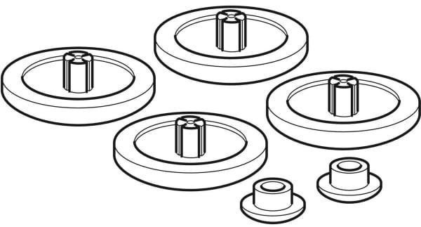 Geberit Sitzdeckelpuffer für WC-Sitze