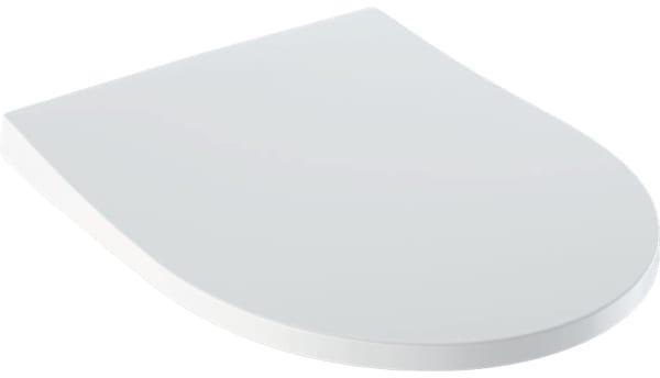 Geberit WC-Sitz iCon antibakteriell, weiß mit Absenkautomatik, Quick-Release schrauben