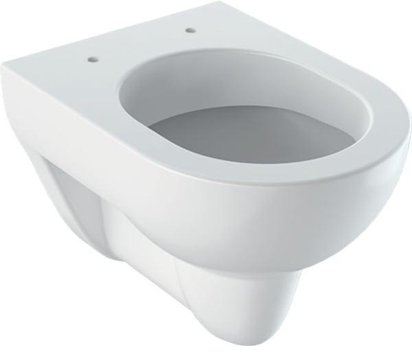 Geberit Tiefspül-WC Renova Compact wandhängend, 4,5/6 l mit Spülrand weiß