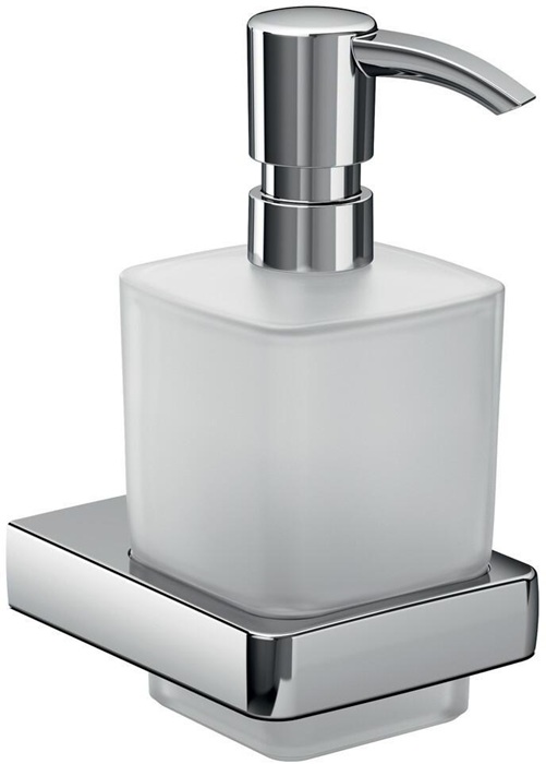 EMCO Flüssigseifenspender TREND Behälter Kristallglas satiniert, Dosierp chrom Kristallglas satiniert