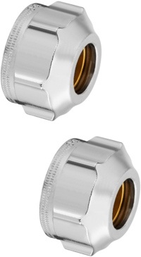 Oventrop Klemmringverschraubung Ofix CEP 2-fach, für AG 3/4Zoll Eurokonus 15 mm